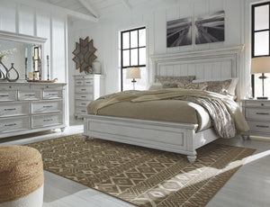 Kanwyn King Panel Bed Whitewash
