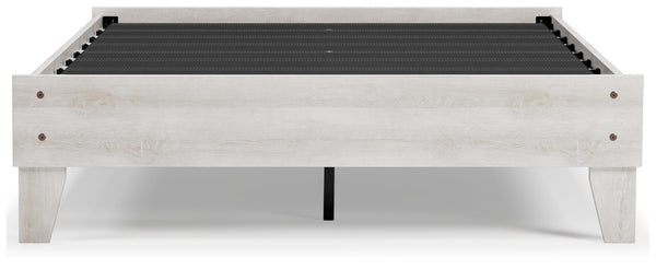 Shawburn Youth Full Platform Bed Whitewash