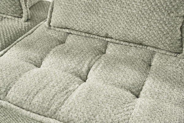 Bales Stationary 5-Piece Modular Seating Sectional Taupe