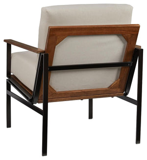 Tilden Accent Chair Ivory/Brown