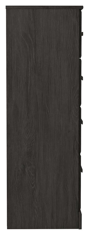 Belachime 4-Drawer Chest Charcoal