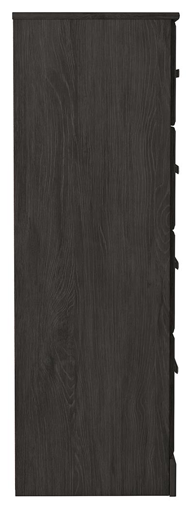 Belachime 4-Drawer Chest Charcoal