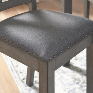 Caitbrook Rectangle Dining Table & 6 Chairs Gray