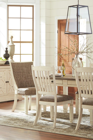 Bolanburg Pastoral Charm 6-Drawer Rectangle Dining Table Two-tone