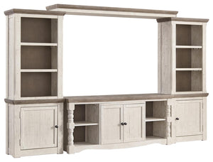 Havalance 4-Piece Entertainment Center Two-tone