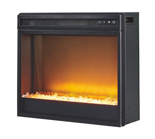 Starmore 70-Inch TV Stand with Electric Fireplace Brown