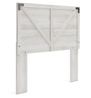 Shawburn Youth Full Crossbuck Panel Headboard Whitewash