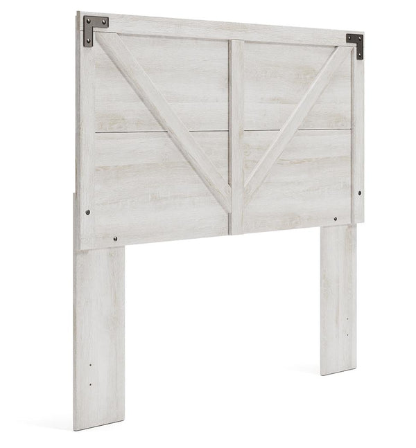 Shawburn Youth Full Crossbuck Panel Headboard Whitewash