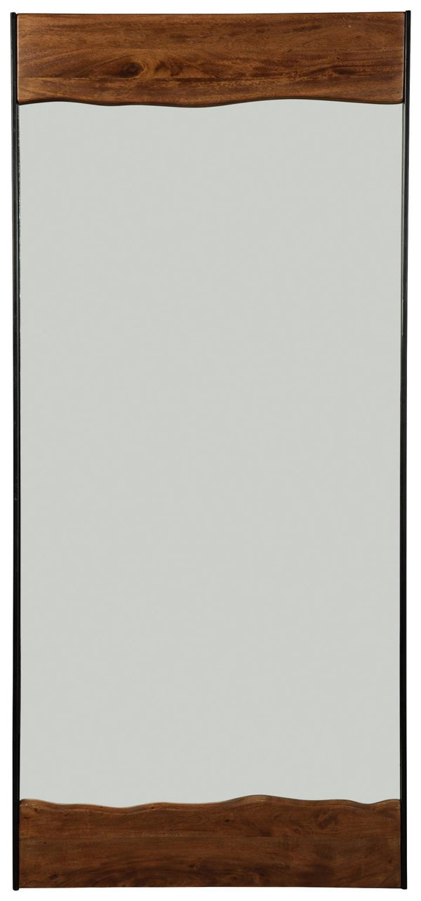 Ashley Panchali Floor Mirror Brown/Black Signature Design