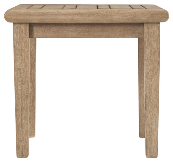 Gerianne Outdoor End Table Grayish Brown