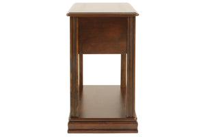 Breegin 1-Drawer Chairside End Table Brown