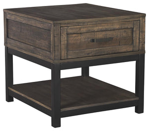 Johurst 1-Drawer End Table Grayish Brown