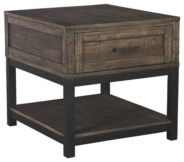 Johurst 1-Drawer End Table Grayish Brown