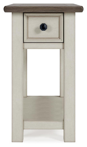 Bolanburg 1-Drawer Chairside End Table with USB Two-tone