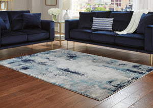 Ashley Leonelle Large Rug Cream/Blue/Gray Signature Design