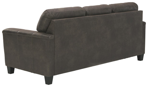 Navi Queen Stationary Sofa Stationary Sleeper Smoke