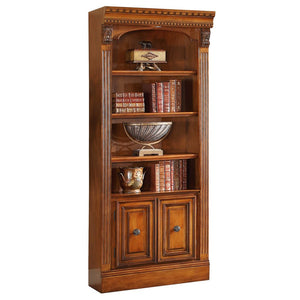 Parker House Huntington Antique Vintage Pecan 32 Inch Open Top Bookcase