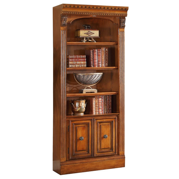 Parker House Huntington Antique Vintage Pecan 32 Inch Open Top Bookcase