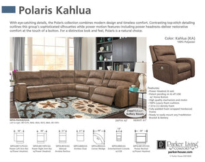 Parker House Polaris Collection 6-Piece Sectional in Kahlua Color