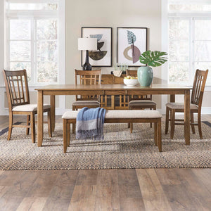 Liberty Furniture Santa Rosa Ii 6-Piece Antique Honey Casual Dining Table Set