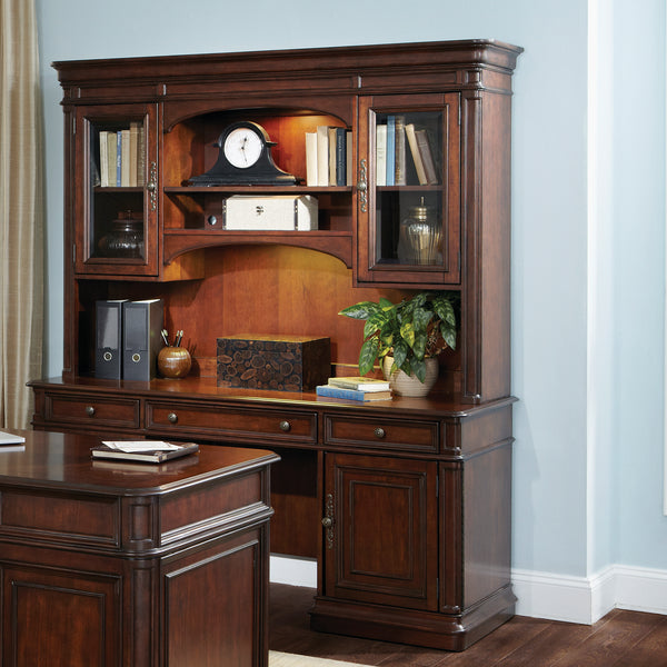 Liberty Furniture Brayton Manor Cognac Jr. Executive Credenza Set