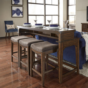 Liberty Furniture Aspen Skies Russet Brown Upholster Bar Stool