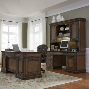 Liberty Furniture Amelia 5-Piece Antique Toffee Junior Executive Set