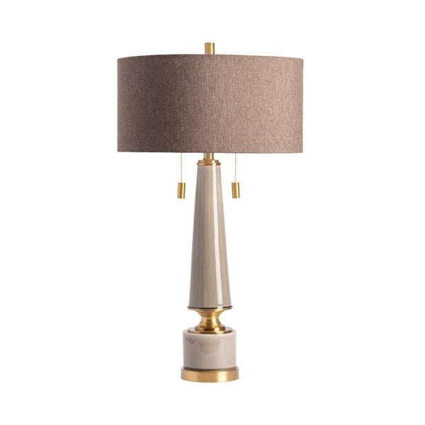 Crestview Moselle Taupe Table Lamp
