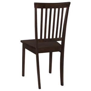 Coaster Gomez 5-Piece Rectangular Dining Table Set Cappuccino