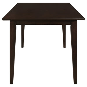 Coaster Gabriel Rectangular 59 Inch Wood Dining Table Cappuccino