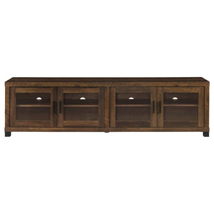 Coaster Sachin 4-Door Engineered Wood 79 Inch TV Stand Dark Pine