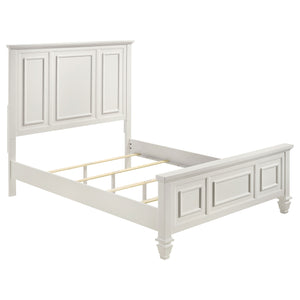 Coaster Sandy Beach 4-Piece Queen Bedroom Set Cream White