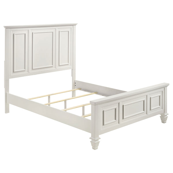 Coaster Sandy Beach 4-Piece Queen Bedroom Set Cream White