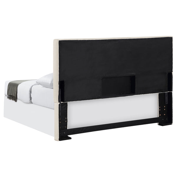 Coaster Pirro Upholstered King Panel Headboard Sand