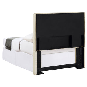 Coaster Kosmo Upholstered Twin Panel Headboard Sand