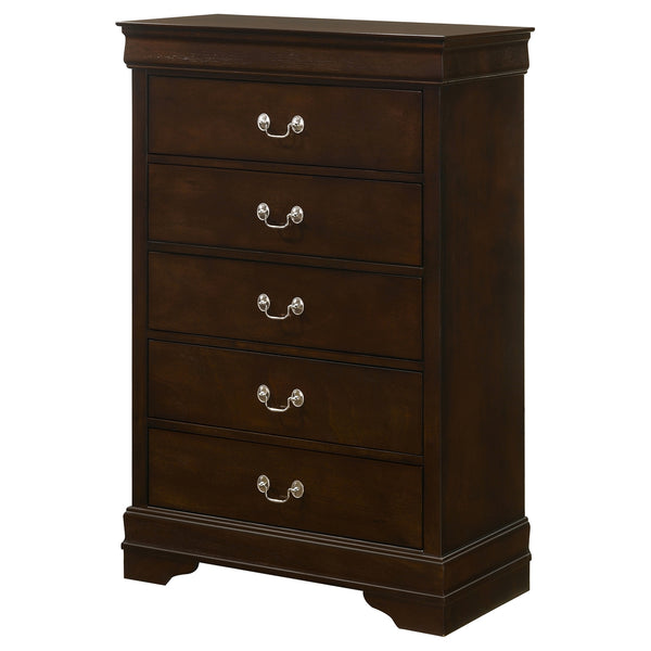 Coaster Louis Philippe 5-Drawer Bedroom Chest Cappuccino