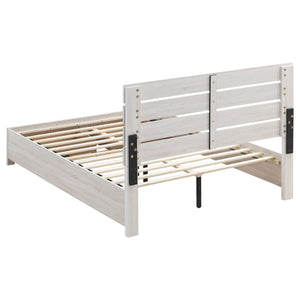 Coaster Brantford Wood Queen Storage Panel Bed Coastal White
