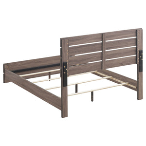Coaster Brantford Wood King Panel Bed Barrel Oak