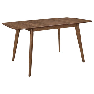 Coaster Alfredo 6-Piece Butterfly Leaf Dining Set Natural Walnut