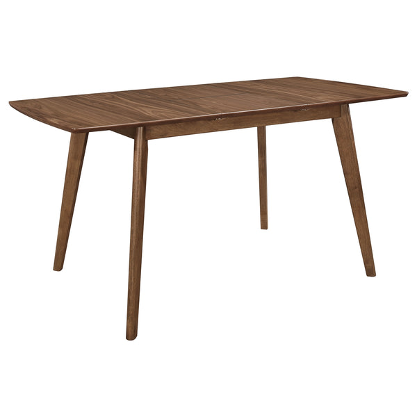 Coaster Alfredo 6-Piece Butterfly Leaf Dining Set Natural Walnut