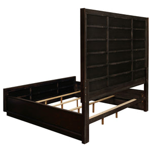 Coaster Durango Wood King Panel Bed Smoked Peppercorn