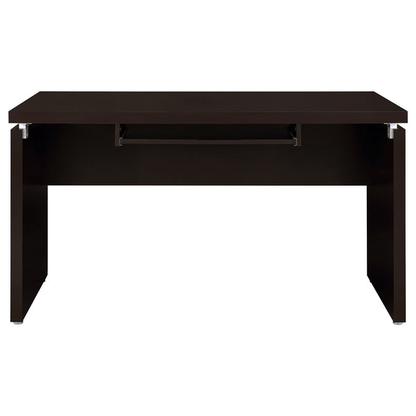Coaster Skylar 55 Inch Computer Desk with Keyboard Drawer Cappuccino