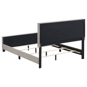 Coaster Fairfield Upholstered Queen Panel Bed Beige