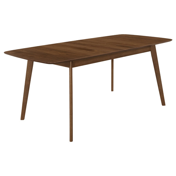 Coaster Redbridge 5-Piece Rectangular Dining Set Natural Walnut