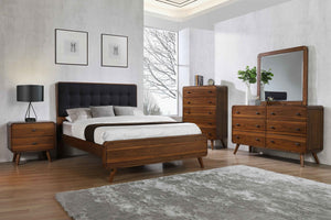 Coaster Robyn Dresser Mirror Dark Walnut