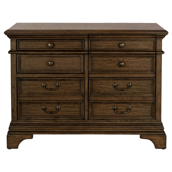 Coaster Hartshill 5-Drawer Home Office File Cabinet Burnished Oak