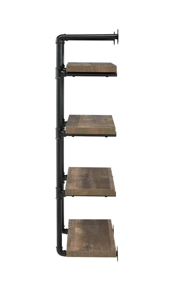 Coaster 24 Inch Wall Shelf Rustic Oak
