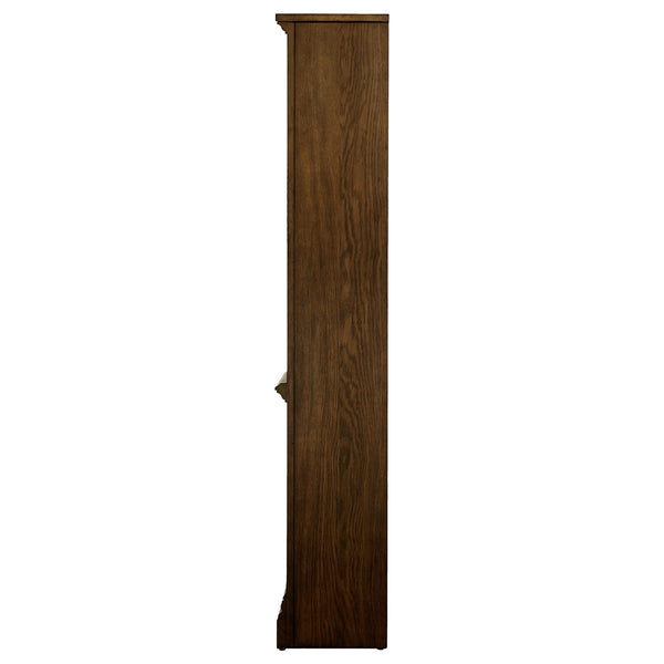 Coaster Hartshill 78 Inch 5-Shelf Bookcase Burnished Oak