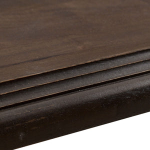 Home Trends Design Nimes 120In Vintage Brown Rectangle Dining Table