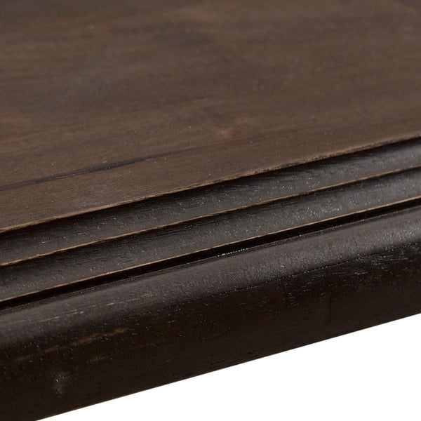 Home Trends Design Nimes 120In Vintage Brown Rectangle Dining Table
